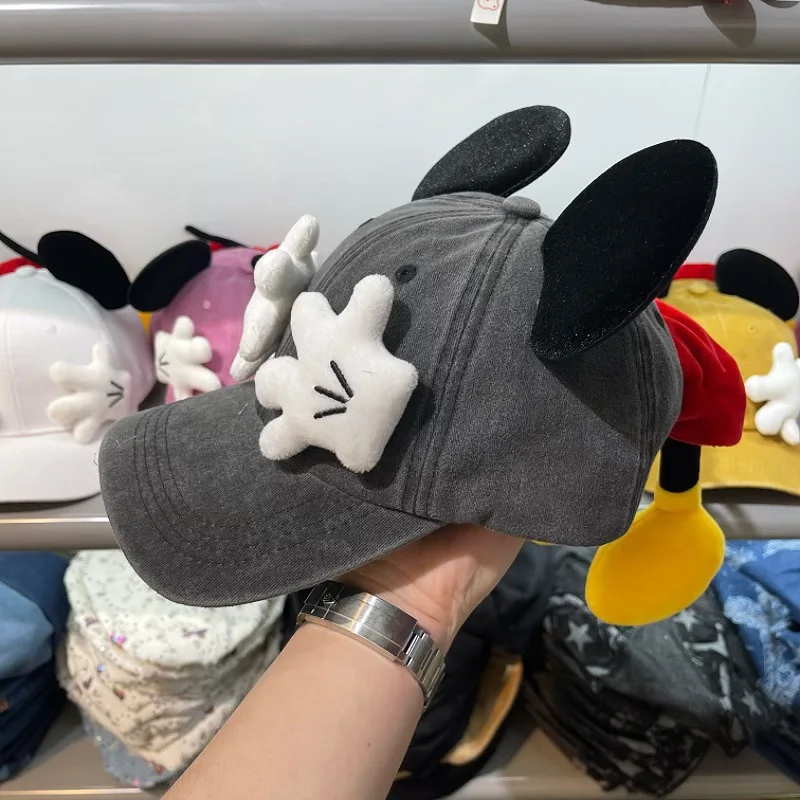 Meisjes Leuke Cartoon Muis Oren Baseball Cap Anime Eendenbek Stijl Y2K Outdoor Mode Zonnebrandcrème Zonnescherm Trendy Cap voor Vrouwen