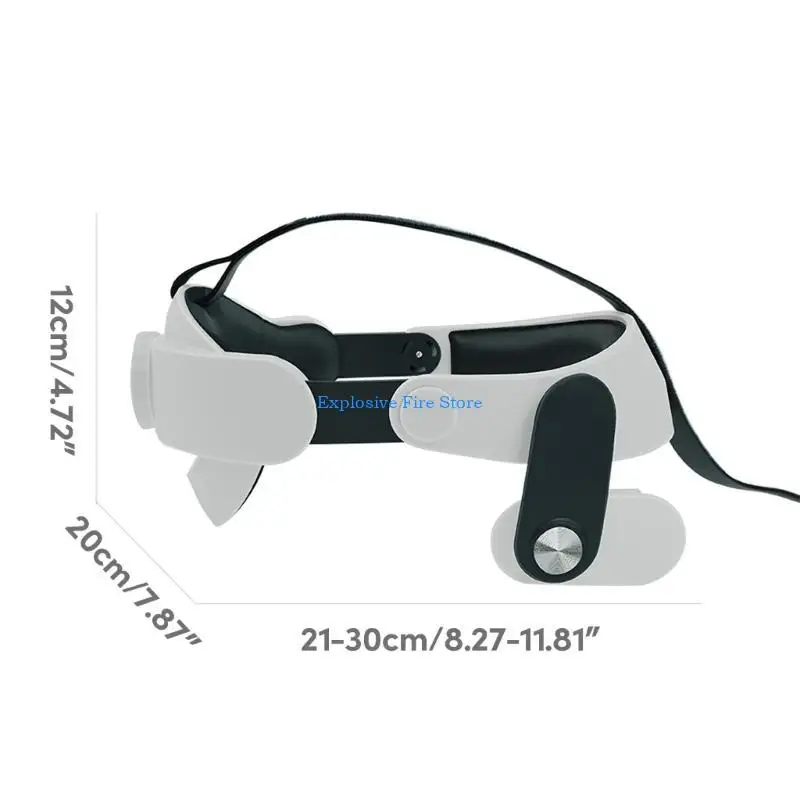 Cinta cabeça ajustável C4DB para 3 tiras cabeça ergonômica do design da pulseira