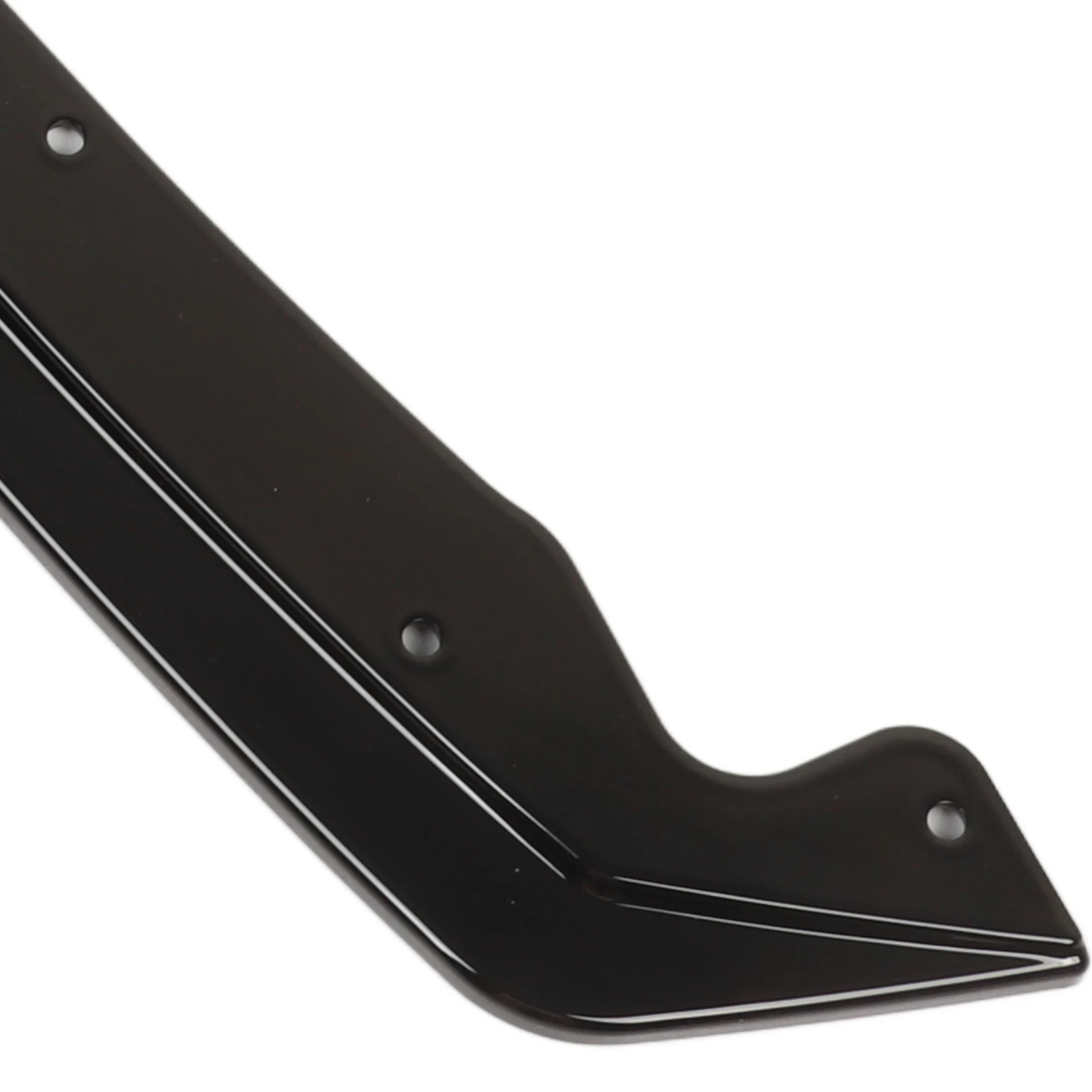 Car Rear Bumper Side Splitter Glossy Balck Corner Cover Fit For BMW 5 Series G30 G31 M Sport 2017‑2022