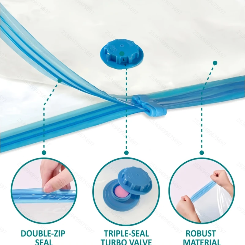 4 قطع أكياس سد الفراغات: 4 لفات (عرض M/L/XL)، 3 أمتار لكل منهما. مثالية لتخزين المواد الغذائية ووس فيديو وإعداد الوجبات. متوافق مع المكنسة الكهربائية #4