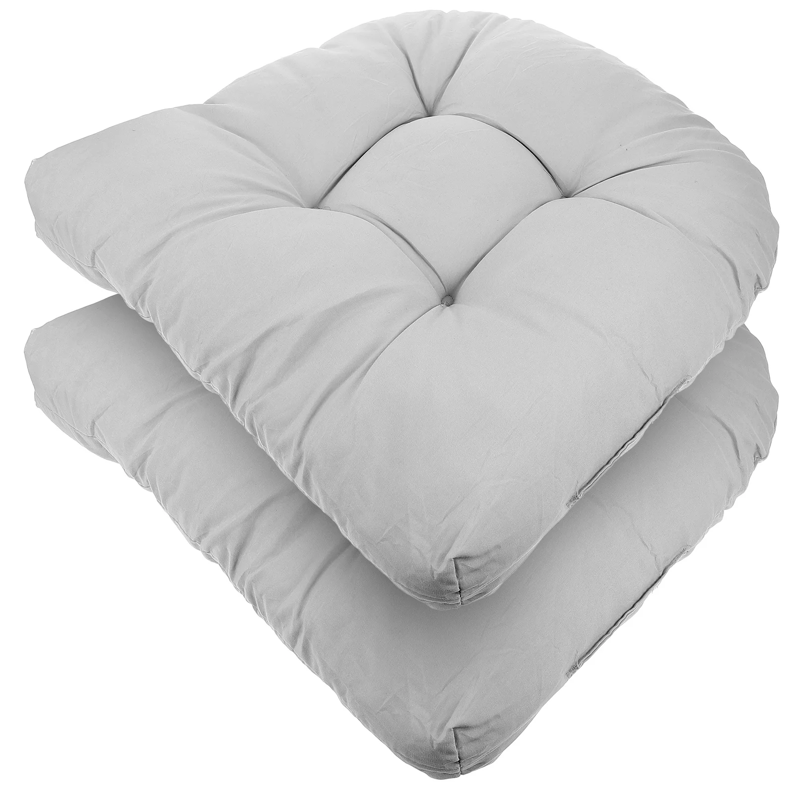 

2pcs Garden Chair Cushion Thickened Floor Cushion Portable Chair Seats Pads Outdoor Wicker Chair Cushion Outdoor Garden Cushions