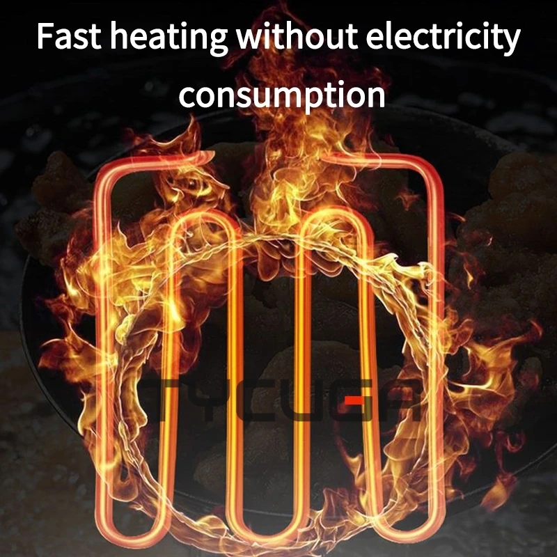 전기 딥 프라이 자동 리프팅 지능형 타이밍 온도 조절기 치킨 그릴 감자 튀김 프라이팬 기계 가열 밥솥