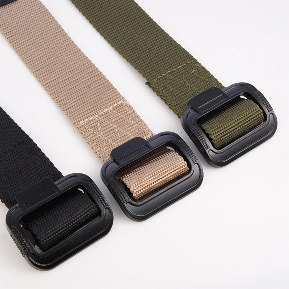 

Men'S 1.5 Inch Outdoor Belt Nylon Quick Release Buckle Durable Comfortable For Climbing Hunting Running Sports