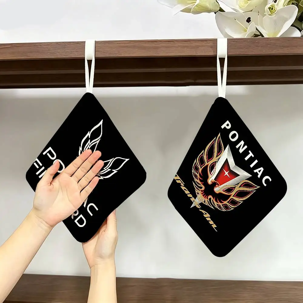 Pontiac Firebird Trans Reusable Hanging Kitchen Towel, Polyester Cotton Soft Fabric for Office Home Daily Life