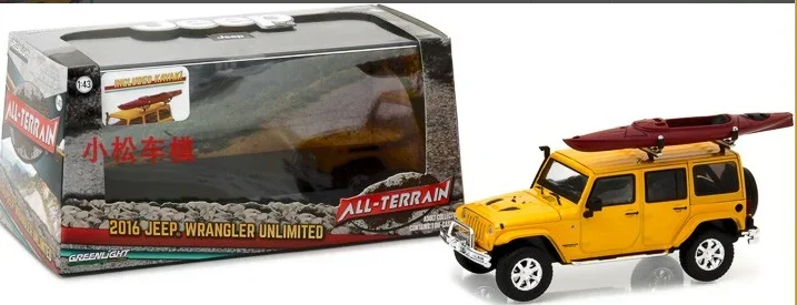 1:43 2016 JEEP WRANGLER UNLIMITED  Diecast Metal Alloy Model Car Toys For  Gift Collection