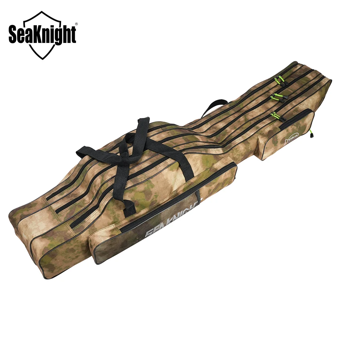 Sac de rangement pour canne à pêche Seaknight de haute qualité, pliable, multifonctionnel, portable, imperméable, à 3 couches, pour canne à pêche, moulinet et outils