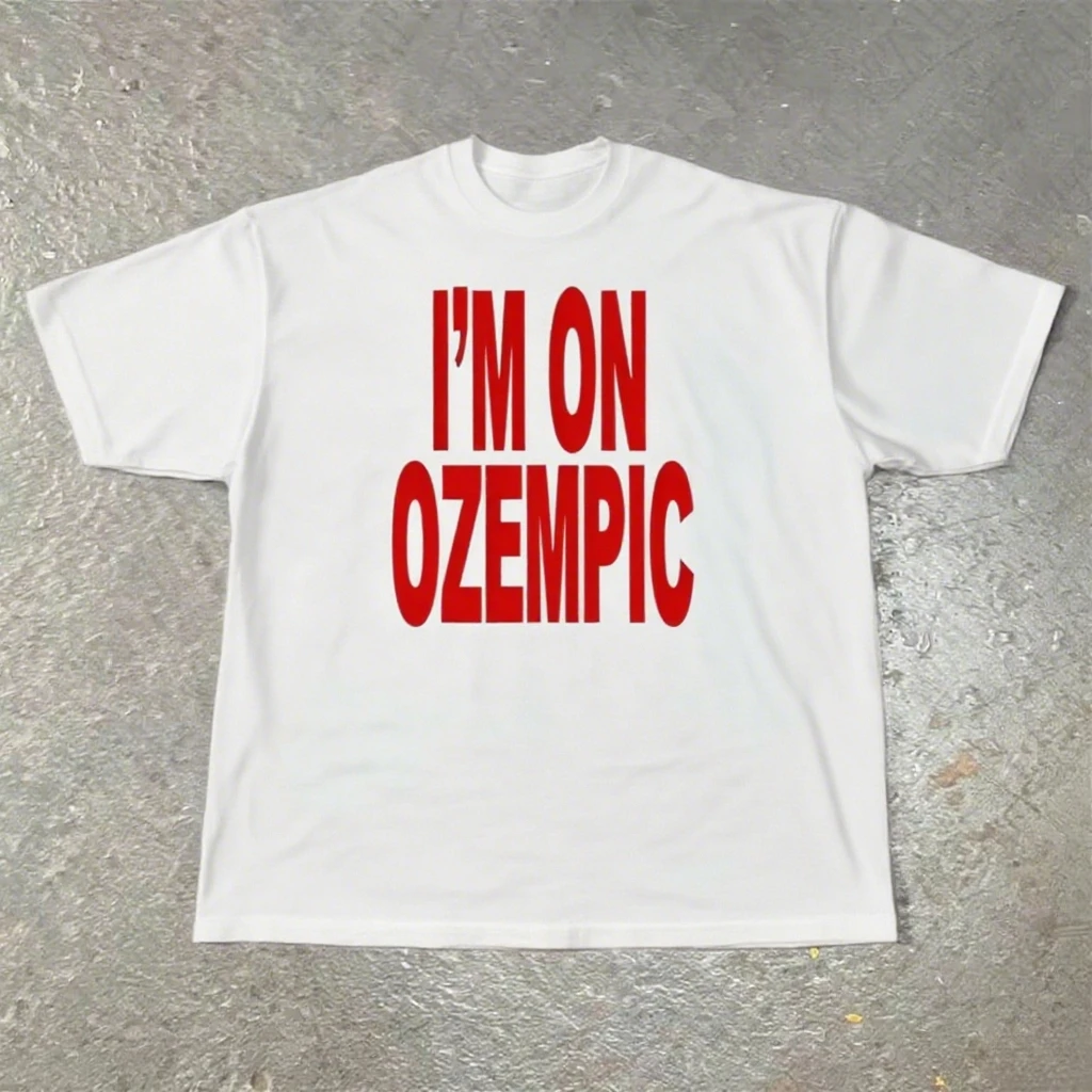 Vintage T-Shirt Rock Fashion Trend High Quality Top Punk Alphabet Print Loose Casual Cotton Y2K Hip Hop Gothic Street