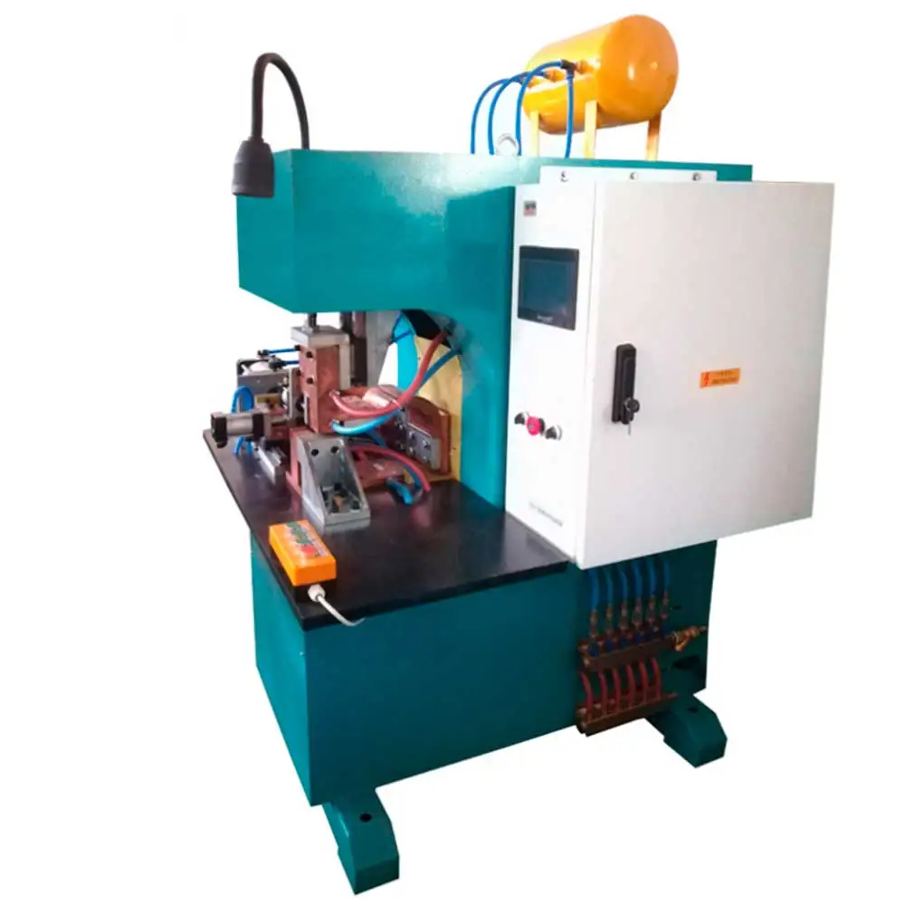 Variable Frequency Pneumatic Automatic Nine Fold Profile Cabinet Spot Welder