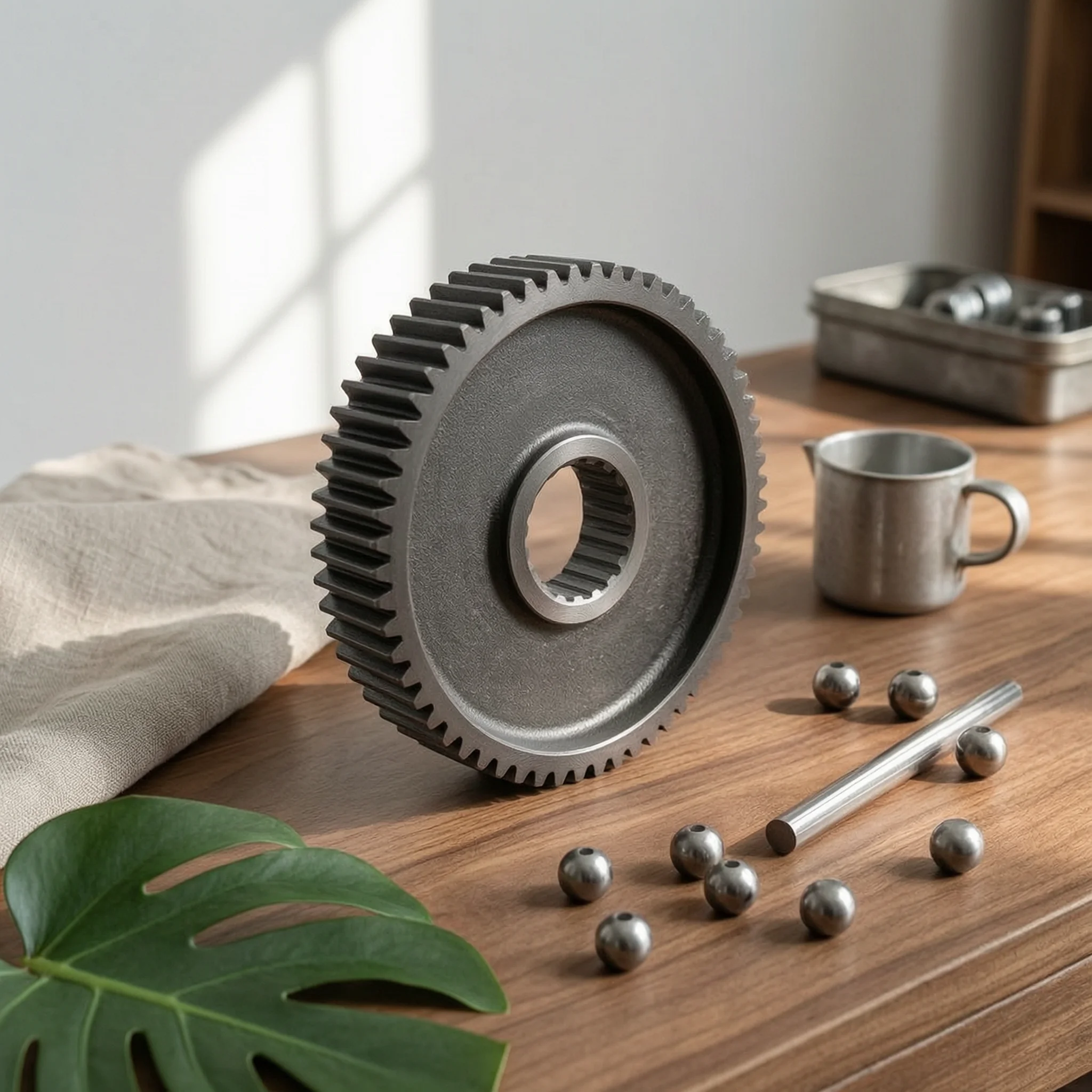 Heavy Duty Splined Gear Precision Machined Reduction Gear Hardware for Hoist Gearbox Repair and Maintenance