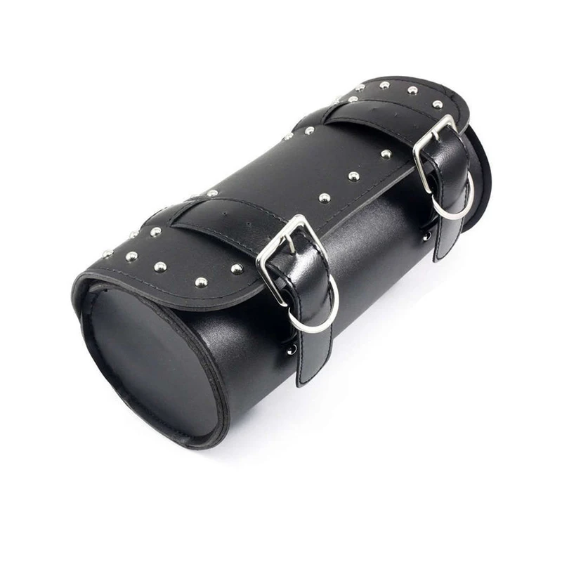 Motorcycle Fork Bag Saddlebags Luggage Storage Pouch Tool Bag Storage Pouch Waterproof Saddle Bag PU For Harley Kawasaki Yamaha