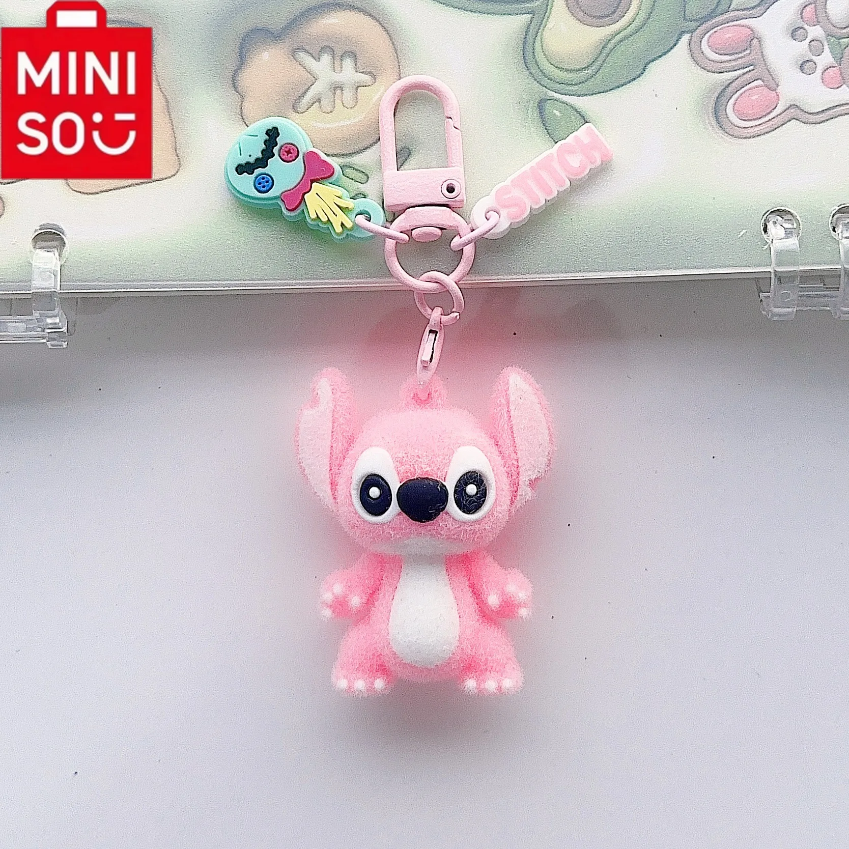 2025 ديزني لطيف أفخم غرزة على شكل المفاتيح غرزة غرزة يتدفقون دمية حقيبة صغيرة قلادة موضة ديكور اللعب أفضل صديق هدية #3