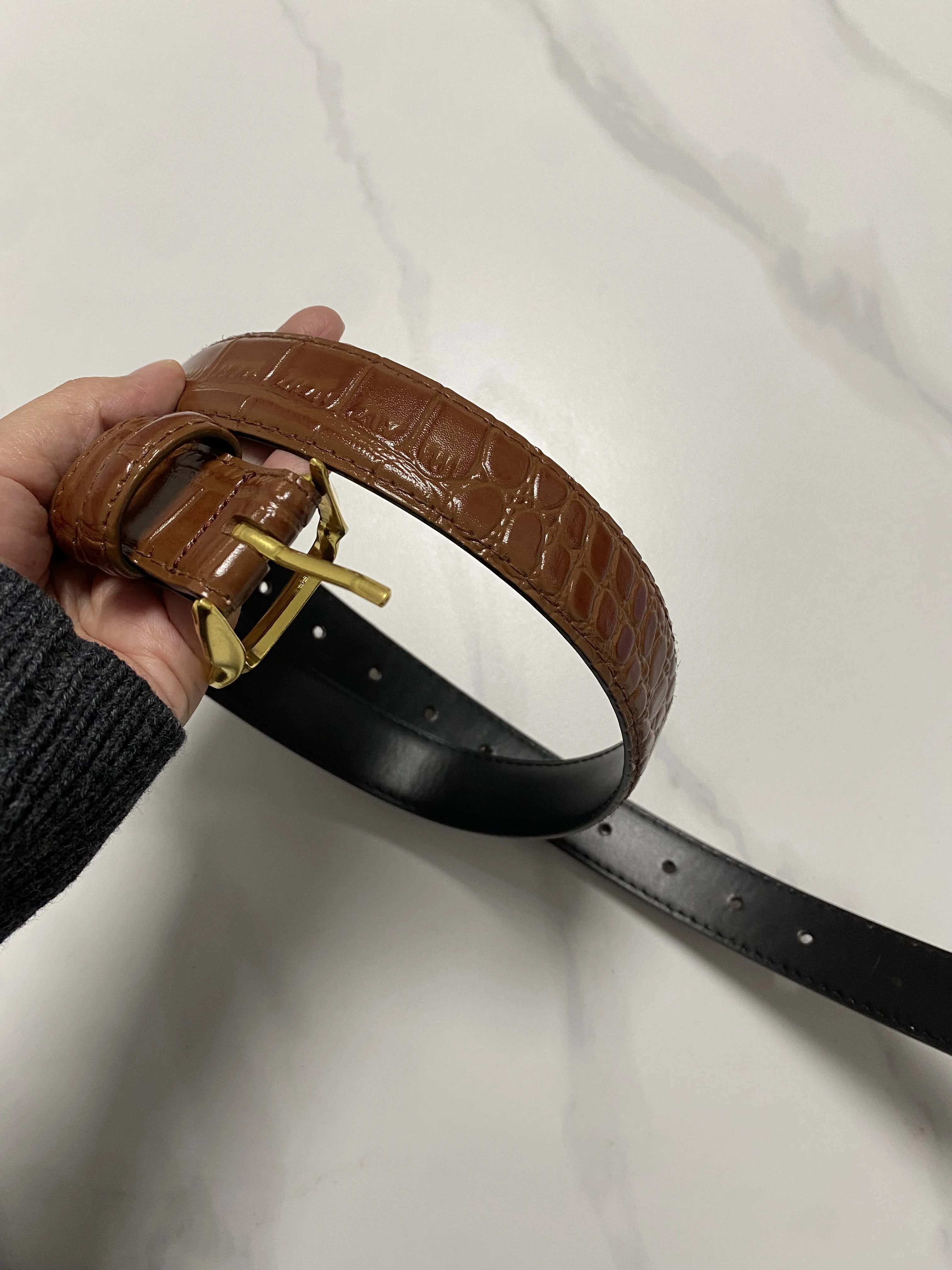 المرأة خمر الذهب مشبك جلد طبيعي فستان Cummerbunds الكورسيهات حزام أحزمة الديكور حزام ضيق TB385