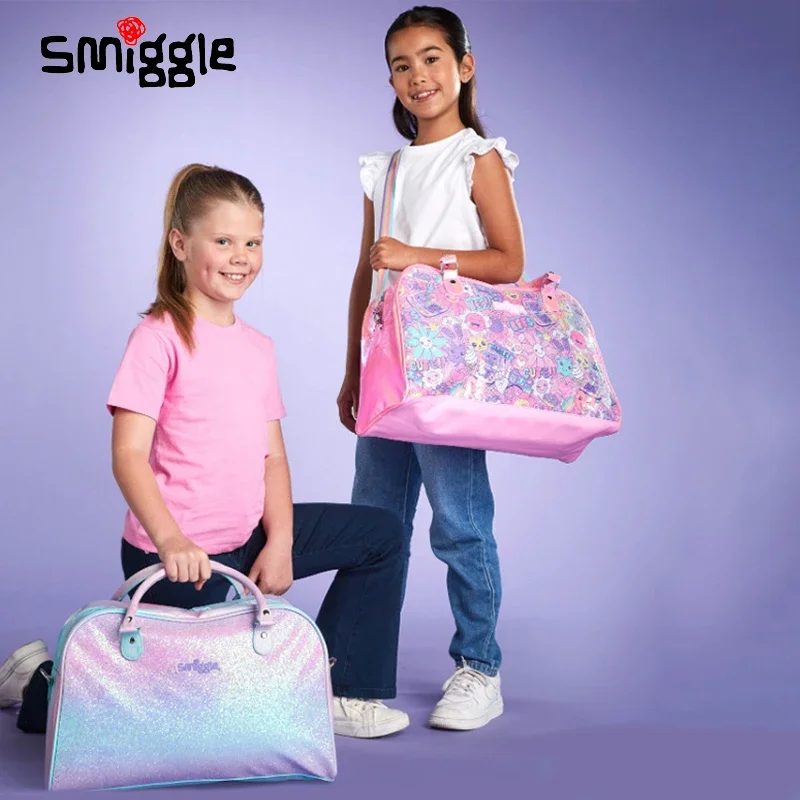 Genuine Australian Smiggle Travel Bag For Primary And Secondary School Students, Large Capacity Crossbody Bag, Travel Backpack