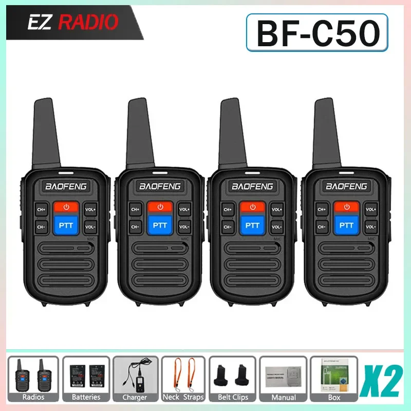 baofeng BFC50 camping long range walkie talkie Wireless set radios walki communication radio transceiver ptt Two-way intercom