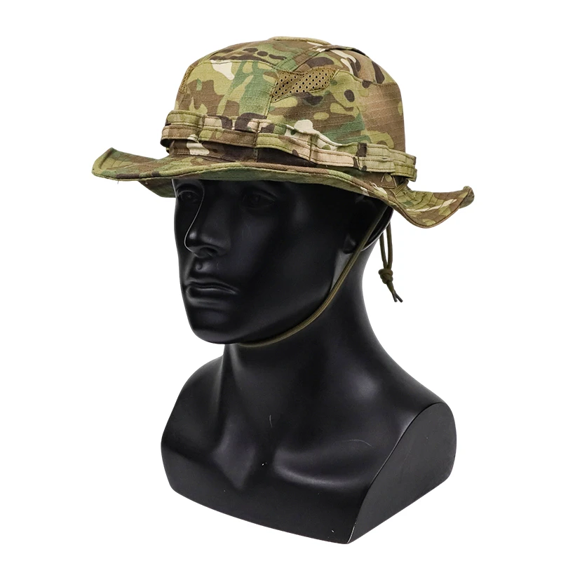 2026 Neue Tarnmütze für Taktik-Enthusiasten mit quadratischer Tasche, Outdoor-Bucket-Hut, Benny-Hut, Multicam, Angeln, Wandern, Outdoor-Sonnenhut – Detail 12