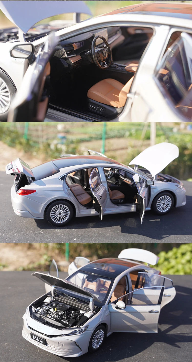 Modelo de coche de aleación TOYOTA Camry 1/18, vehículos de Metal
