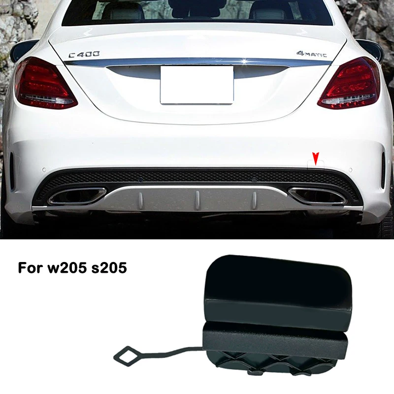 A2058850256 Rear Towing Eye Tow Hook Cover For Mercedes Benz C Class klass W205 S205