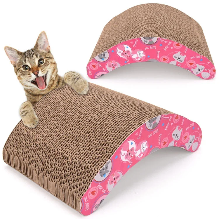 Cheap Price High Quality Shaped Scratcher Cardboard Board Pet Toys for Cat