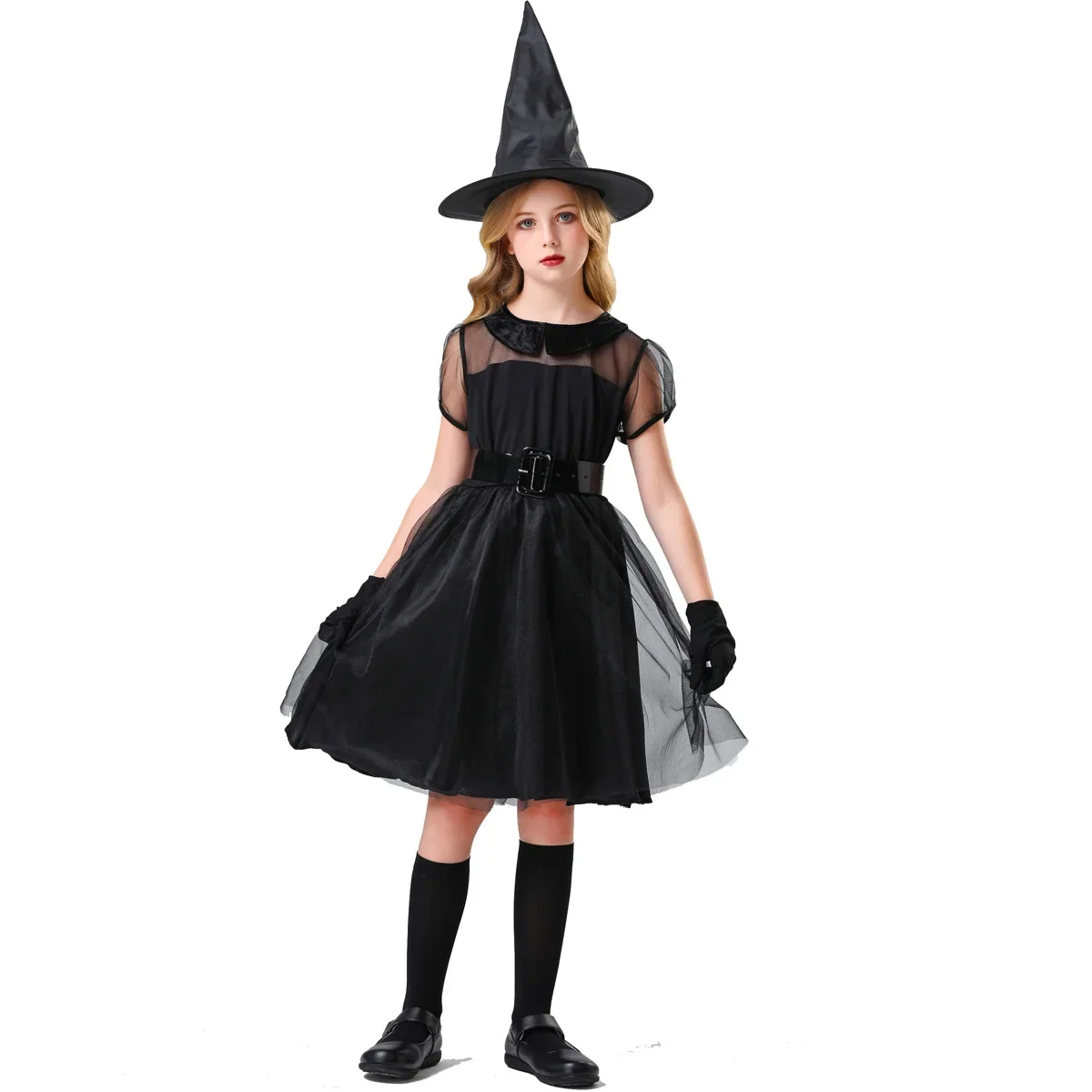 

New Halloween Witch Costume Little Witch Children's Costume Witch Also Crazy Role Playing Costume