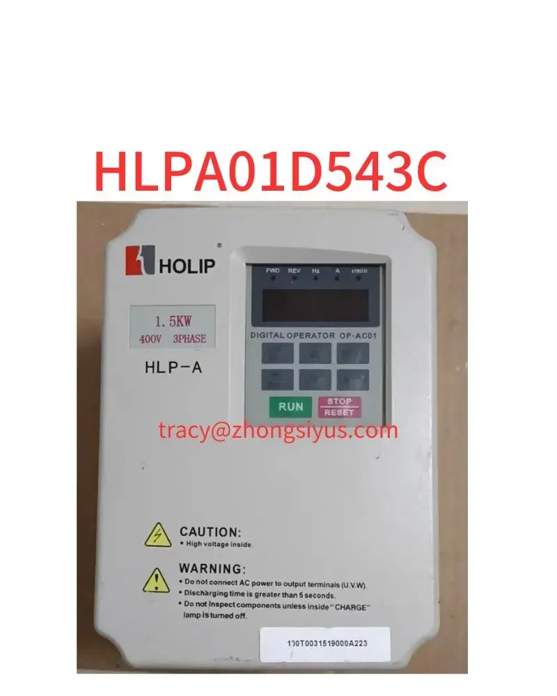 

Б/у инвертор HLPA01D543C, 1.5 кВт 380В, функциональный комплект