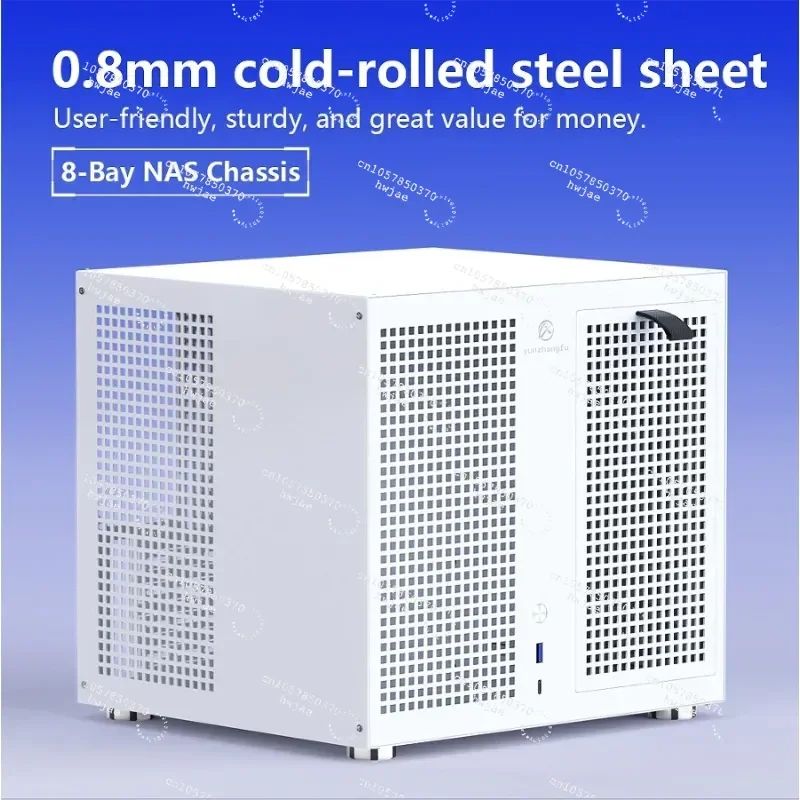 【Hot】Sagittarius 8-disk NAS ATX High Power PCIe Backplane Cool Hard Drive Chassis MATX Main Board Mini Hard Drive