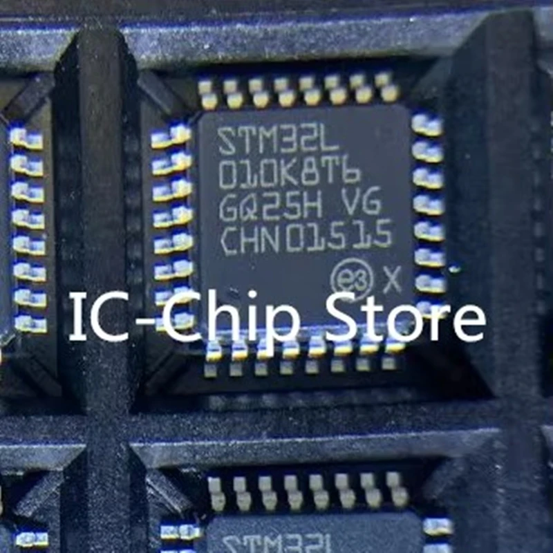 2 قطعة ~ 100 قطعة/الوحدة STM32L010K8T6 LQFP32 جديد الأصلي