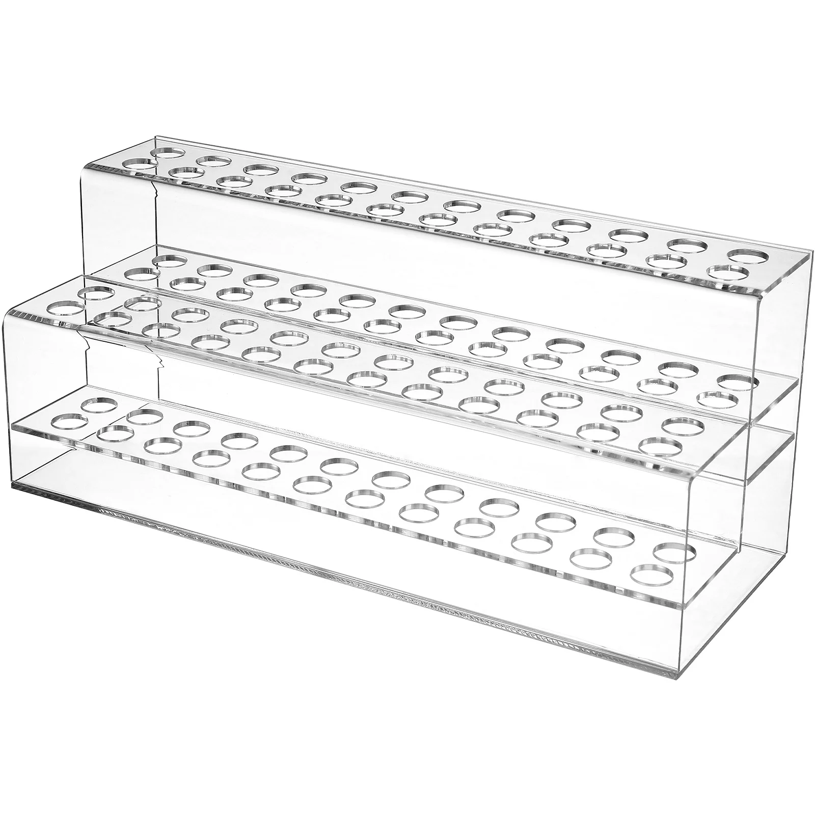 Penseelhouder Pen Organizer Stand Opvouwbaar Bureau Opbergrek voor Potloden Schrijfpennen Kunstbenodigdheden Compact Plastic Ontwerp
