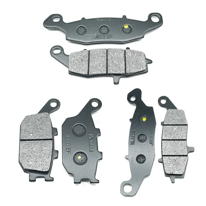 For SUZUKI V-Storm DL650A 07-18 Traveller 2007-2010 DL650XA 650XT 2015-2018 DL650 DL 650 A XA ABS Front &Rear Brake Pads Kit Set