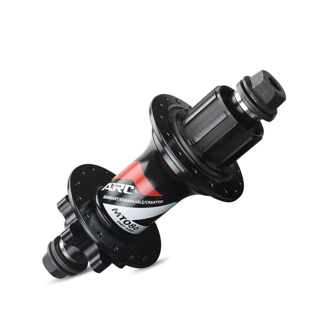 

ARC NEW MT086R 135mm BMX Hub, 32 Holes Single Speed Dirt Jump Uphill Hub, 6 Pawls 3 Teeth HG Freehub, 4 Sealed Bearings Bike Hub
