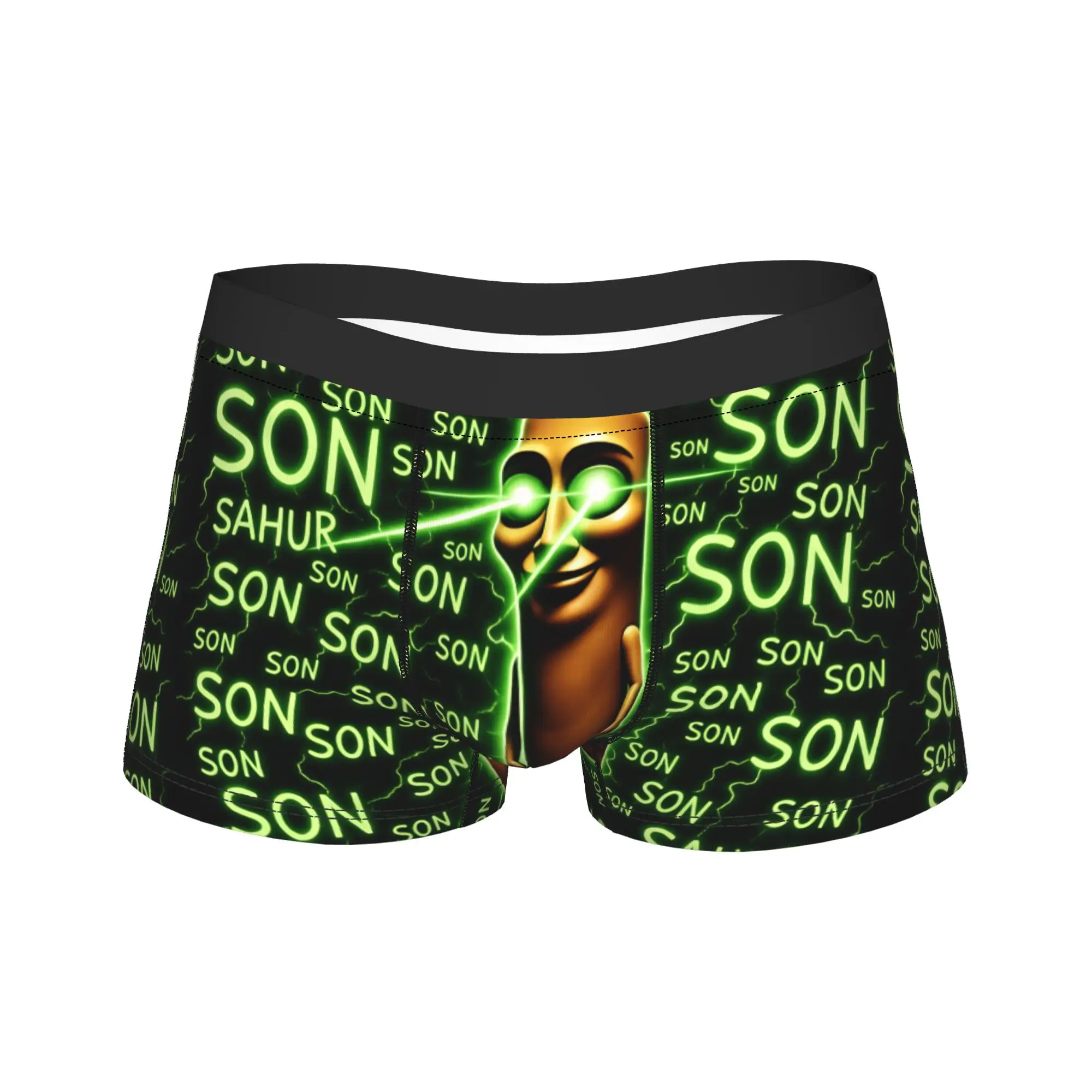 Tung Tung Sahur Italian 67 Underwear  Man Boxer Brief Comfortable Boxer Shorts Trenky Pattern Plus Size Panties