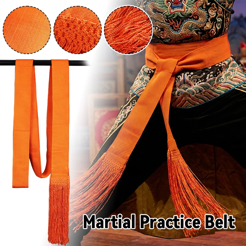 

Peking Opera Practice Large Belt Chinese Kung Fu Waistband for Martial Practice Chinese Opera Dance Performance Accessories