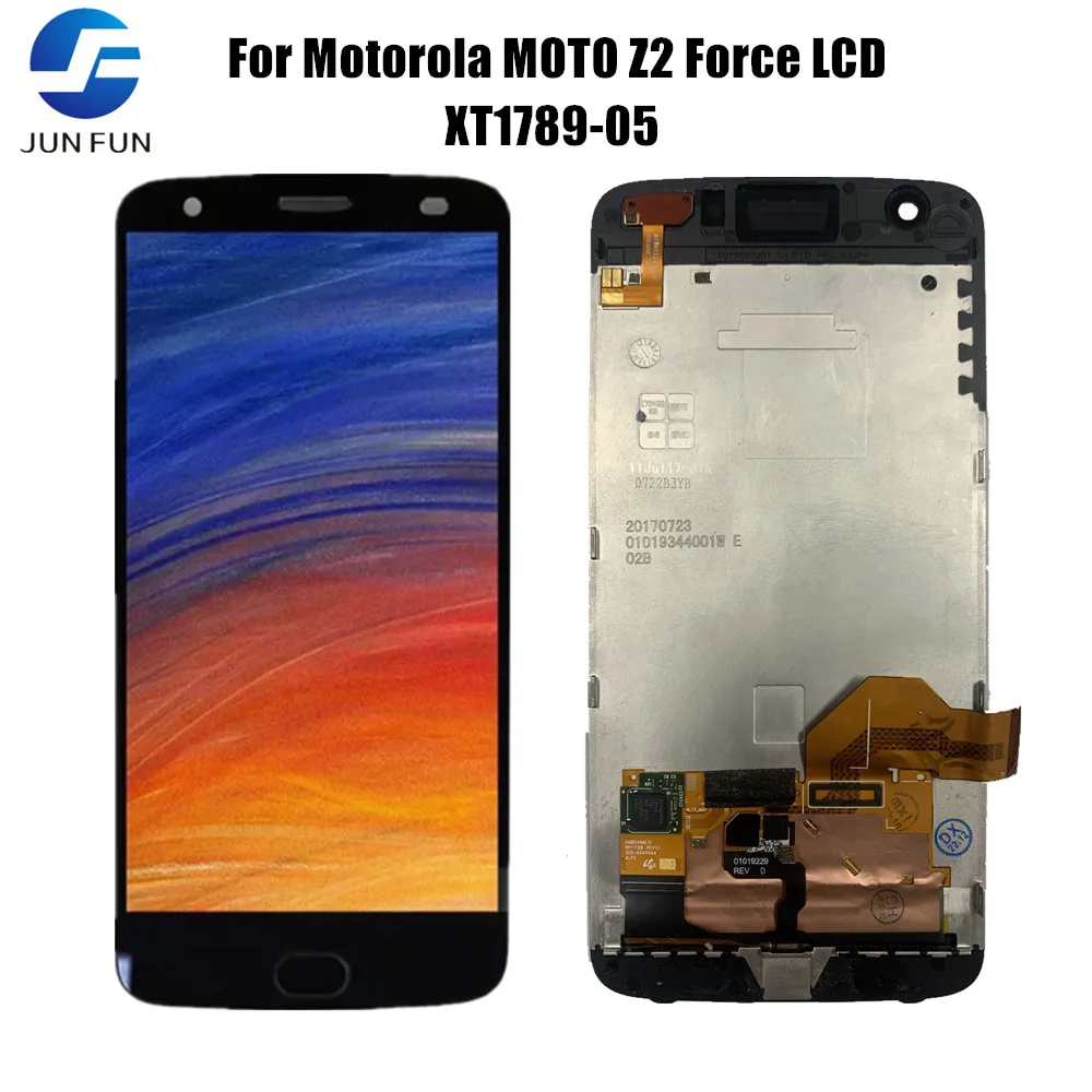 

5.5" For Motorola MOTO Z2 Force LCD Display Touch Screen With Frame Digitizer Assembly Replacement