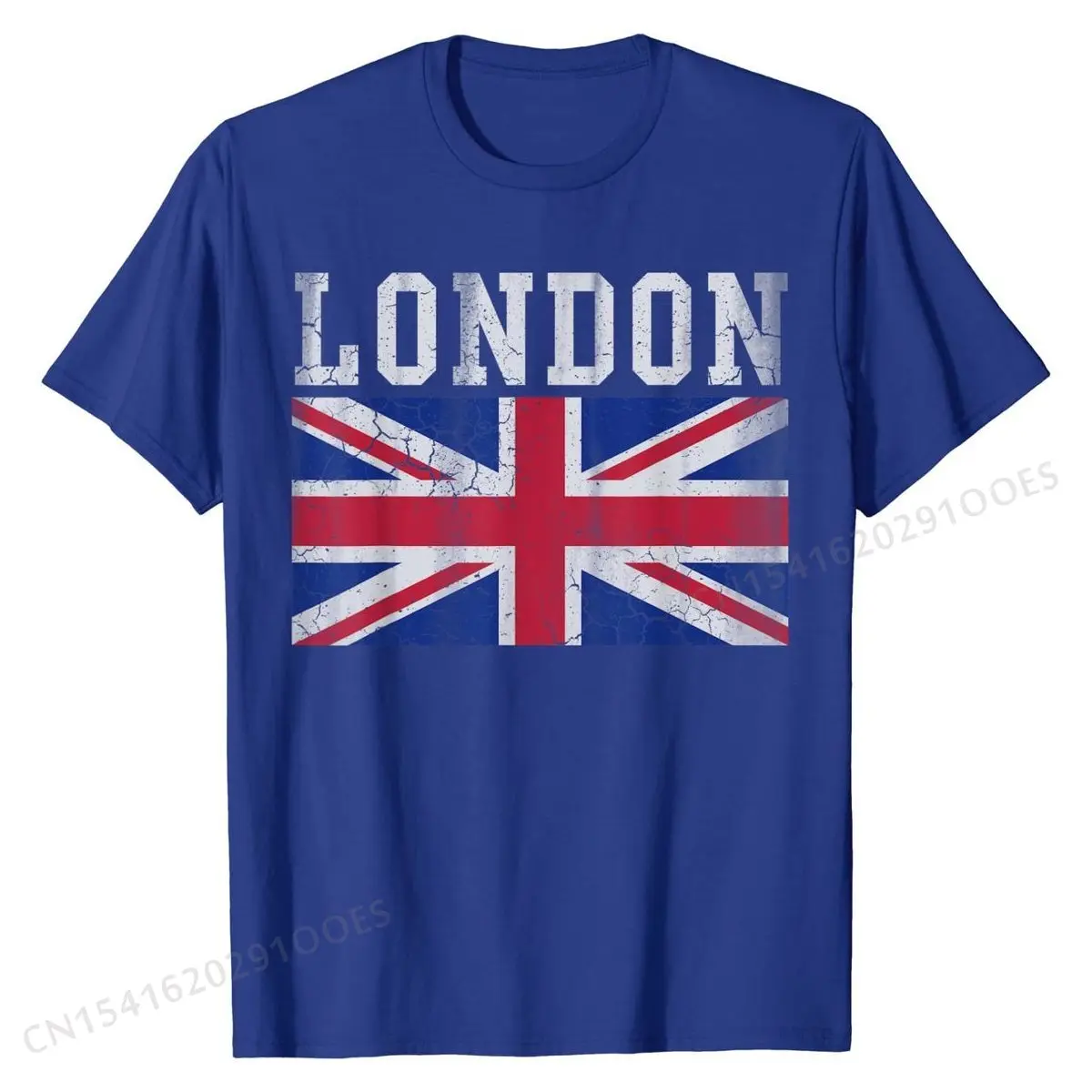 Vintage London England Union  T-Shirt Graphic Men T Shirts Fitness Tight Tops Shirt Cotton Cool