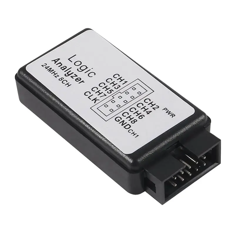4 Sets USB Logic Analyzer 24Mhz 8 Channel 24M/Seconds Logic Analyzer Debugger For FPGA Logic Analyzer Logic 24M 8CH-N37R