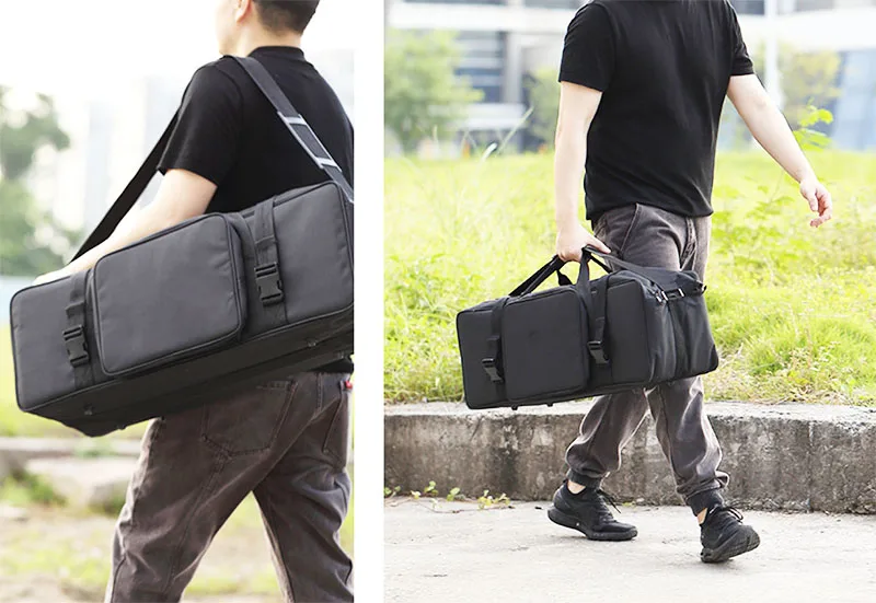 Fotografische Stativ Tragetasche Für Flash LED Video Licht Stativ Licht Stehen Tragbare Lagerung Tasche Einschichtige Oxford Kamera Tasche – Detail 6