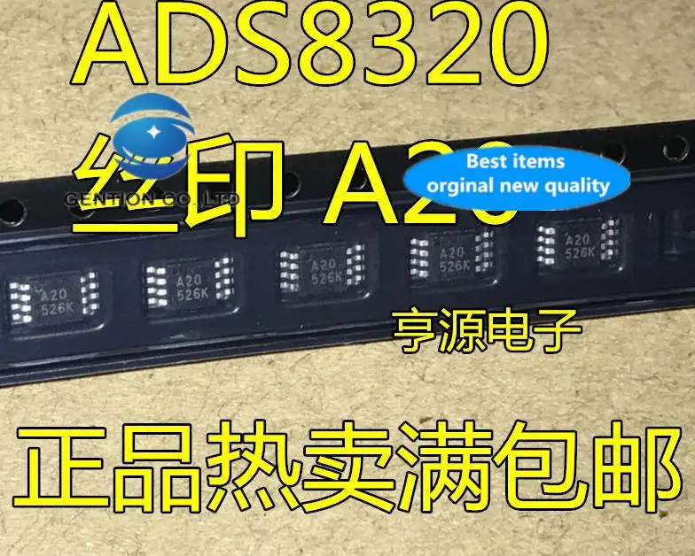 

5 шт. 100% оригинальный новый ADS8320E ADS8320 шелкография A20 аналого-цифровой преобразователь чип MSOP-8