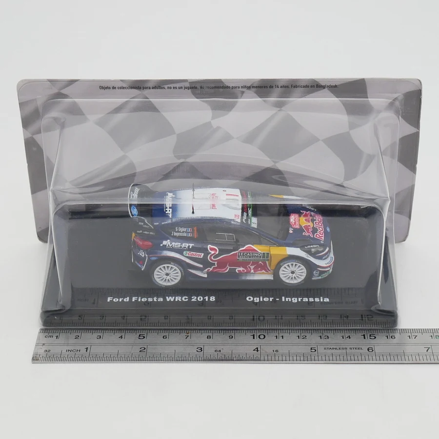 

Diecast Ixo 1:43 Scale Ford Fiesta WRC 2018 Ford Fiesta Rally Alloy Car Model Collectible Toy Gift Souvenir Display Ornament