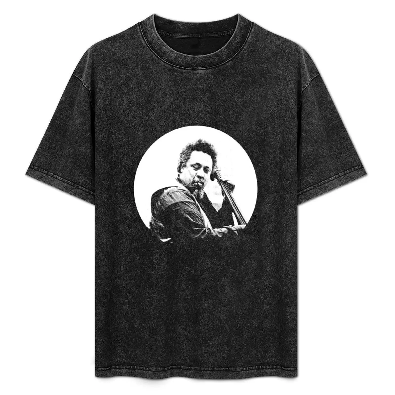 

mingus portrait(for dark background) T-Shirt vintage anime shirt anime stuff graphic tee shirt tops Men's t-shirt