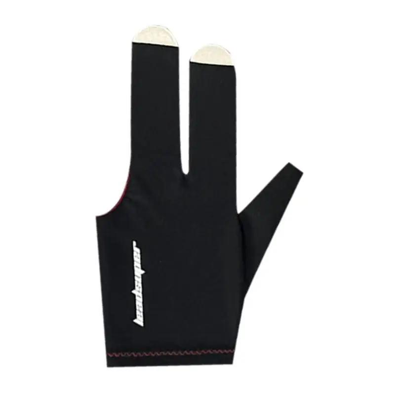 Billiards Gloves Three Finger Soft Pool Gloves Cue Sport Gloves Elastic Breathable Billiard Shooter Gloves Pool Billiard