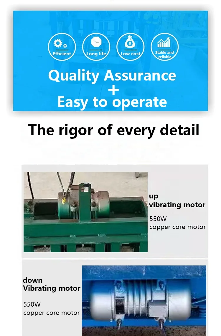 DX2-45 Hollow Cement Brick Making Machinery Automatic Brick Making Machine Concrete Block Making Machine in Tanzania