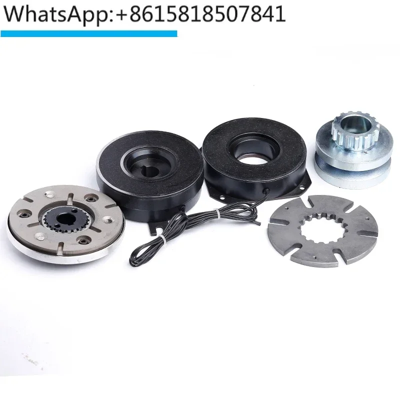 Automatic lathe electromagnetic clutch source electromagnetic brake, wooden wheel brake pad