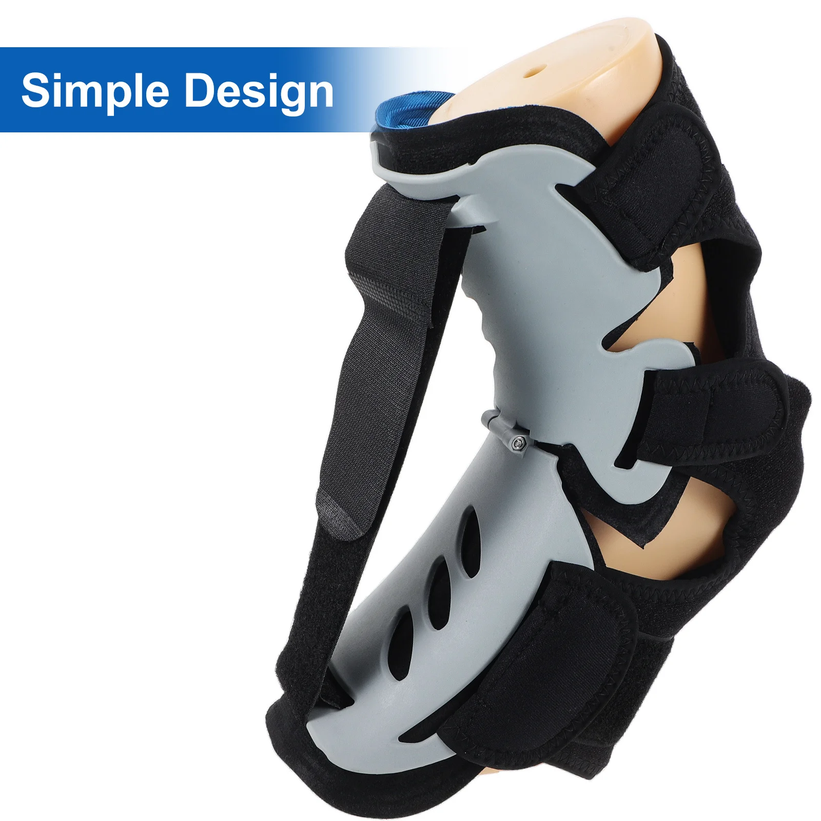 دعامة قطرة القدم قابلة للتعديل، مادة ممتازة، حزام تصحيح دعم خفيف الوزن، إعادة تأهيل النوم الليلي، قطرة القدم المنزلية
