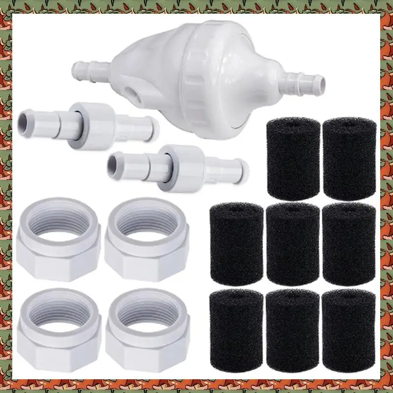 

ABLQ Pool - Improved G52 Replacement Parts For Pool Cleaner White & Black Plastic Pool Hose Compatible With For 280 180 3900 Rei