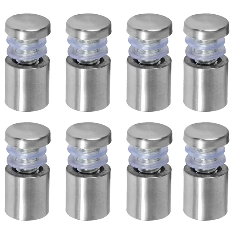 B-Est 3/4 Dia X 1Inch(19X25mm) Standoff Screws Wall Mount Sign Holders Acrylic Glass Nails, Durable 8PCS