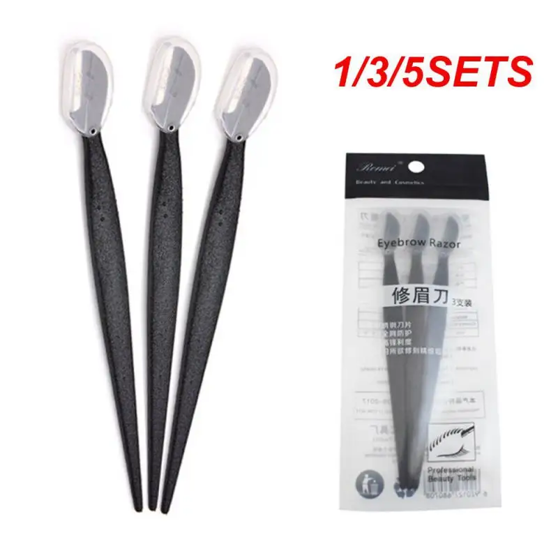 1/3/5SETS Eyebrow Razor Set Smooth And Painless Facial Hair Remover Modern Precise And Safe Eyebrow Grooming Easy Makeup Tool