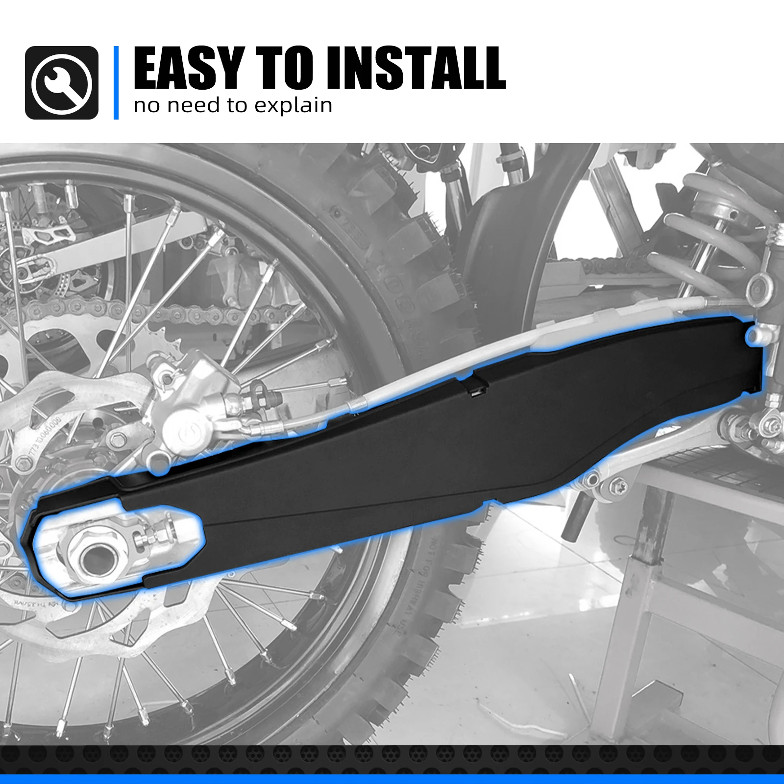 (EU-Lager) Schwingenschutz für KTM SX 250 SXF 350 SXF 450 2013-2022, GasGas EC 300 EC 250, Husqvarna TE 300 TE 250 – Detail 5