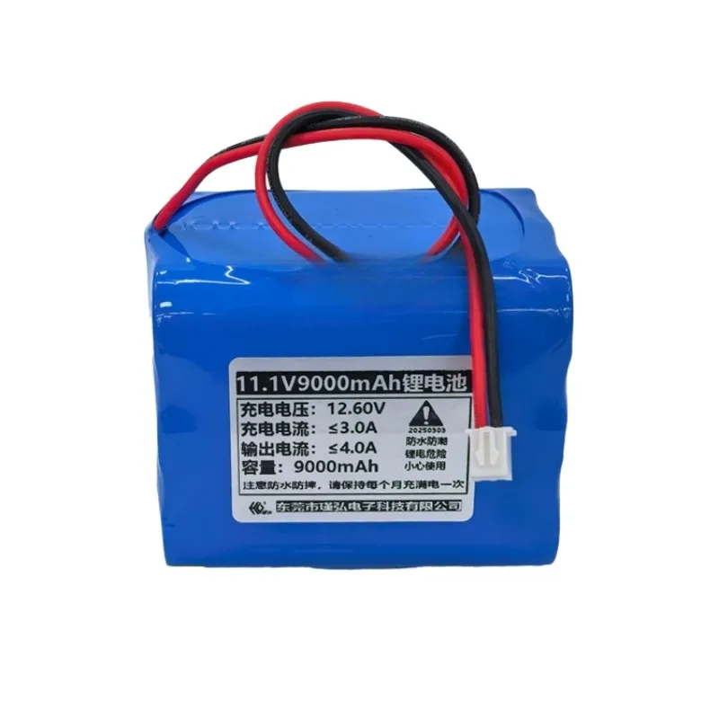 11.1V 9000mAh Lithium Battery Pack Certified to GBT28164 for Medical Instruments and Medical Equipment