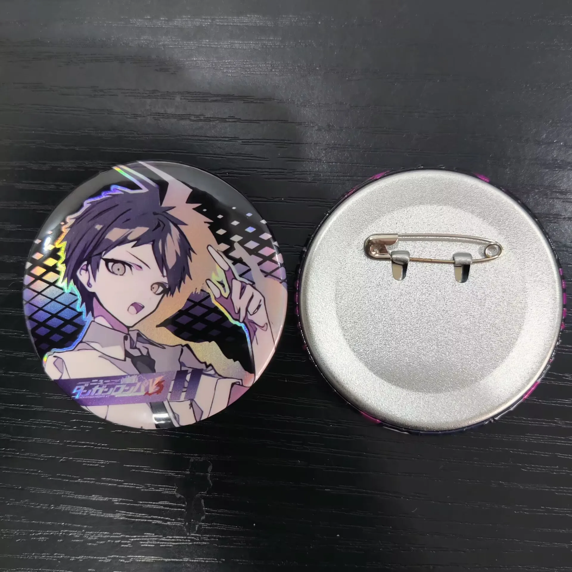 Anime Danganronpa Figures Hinata Hajime Togami byakuya Kirigiri Kyouko Metal Badge Pin Bag Decorative Brooch Fans Christmas Gift