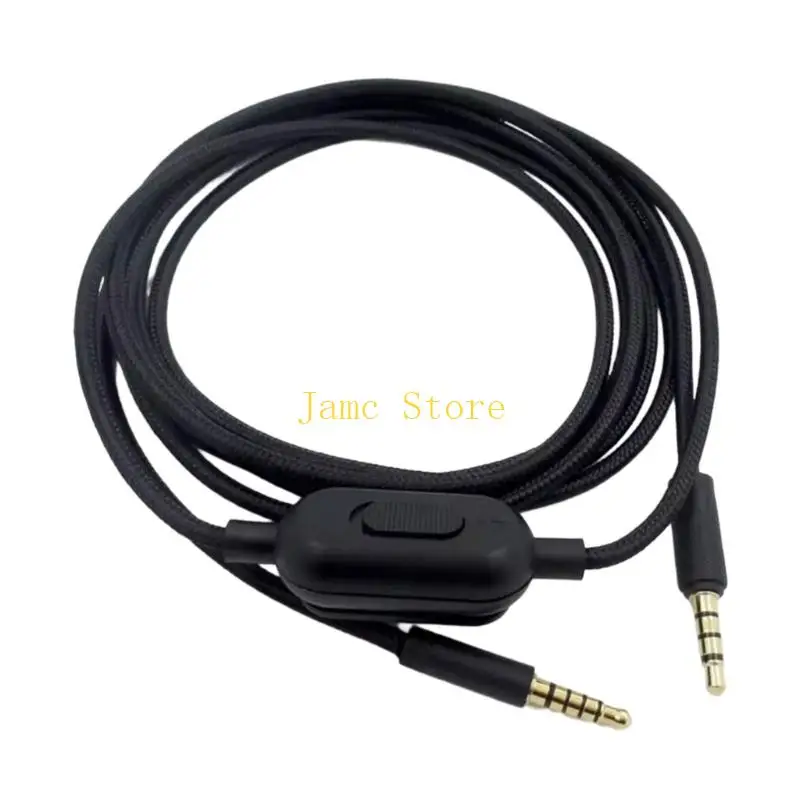 LX0B Gaming Headsets Replacement Sound Cable for GProX G433 G233 with Gold Plateds Connectors and Inline Controls