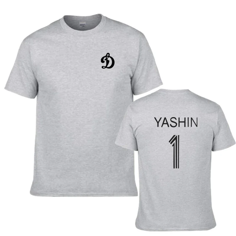 New Fashion Lev Yashin T Shirts Tops Men Short Sleeve Cotton Man DYNAMO MOSCOW T-shirt Tshirt Tee 2024